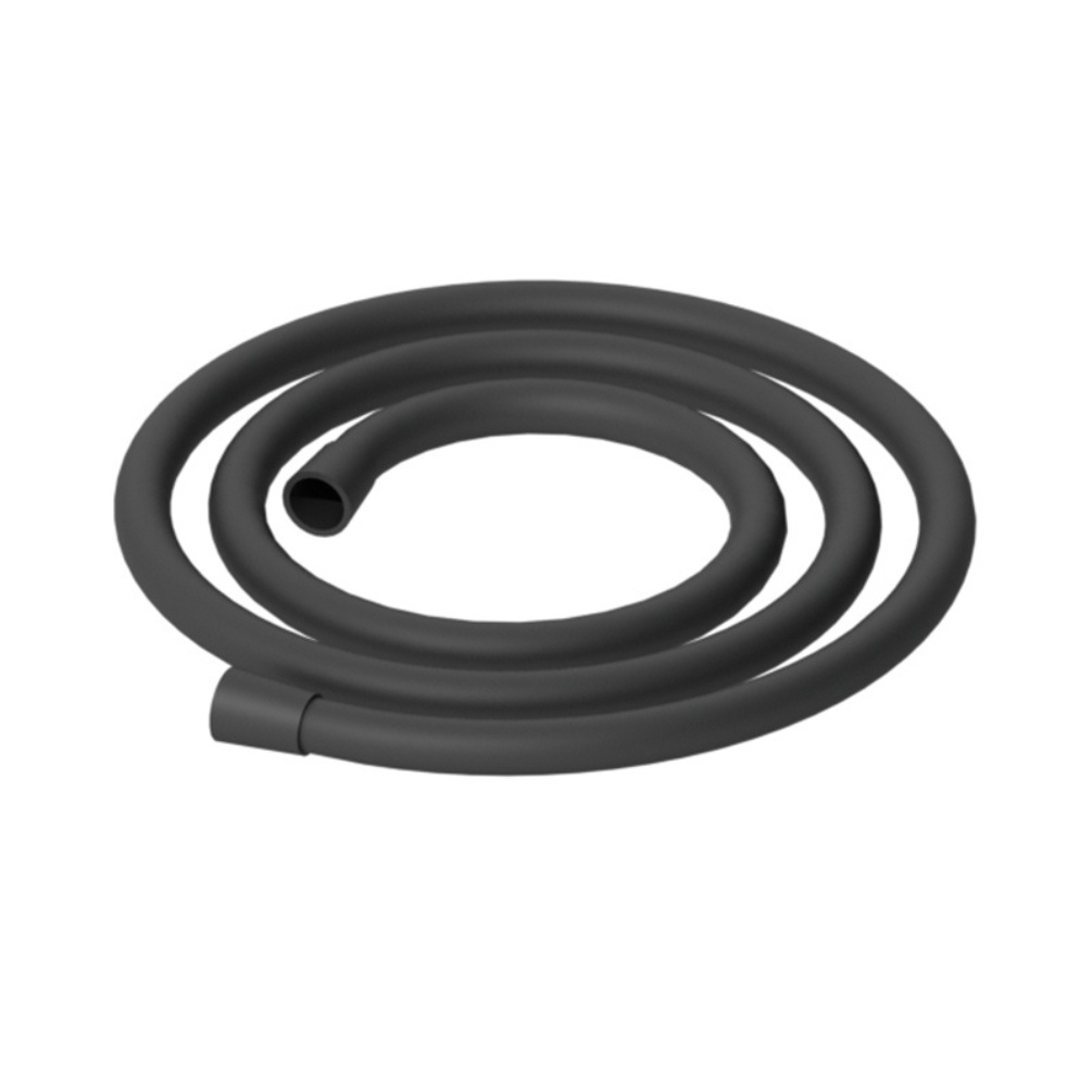 Product cut out image of the Abacus Emotion Matt Black 1.6m Shower Hose